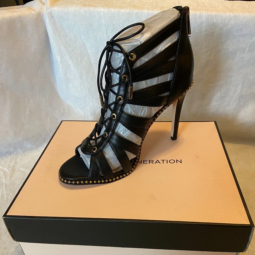 BCBGeneration Jabia Lace-Up Dress Sandals